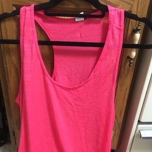 NWT bright pink workout tank top XL